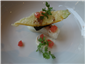 cod with courgette tempura